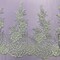 1 Yard Corded Lace Trimming Embroidered on 100% Polyester Net Mesh 15″ Wide